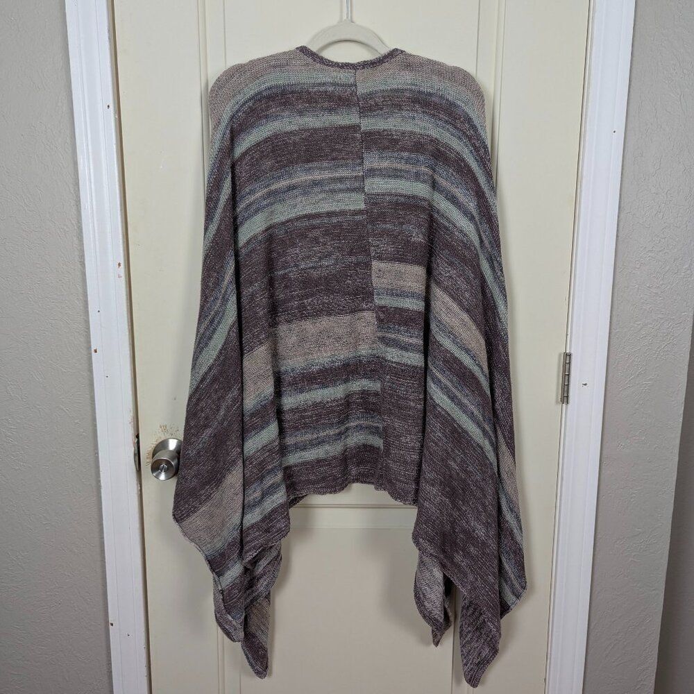 Free People | Striped Waterfall Open Cardigan Size Medium - Picture 3 of 8